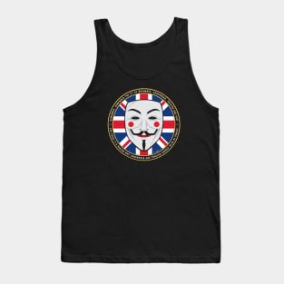 GUNPOWDER TREASON - GUY FAWKES Tank Top